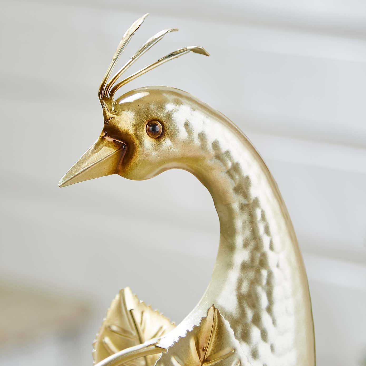 Peacock Iron Wind Spinner Stake