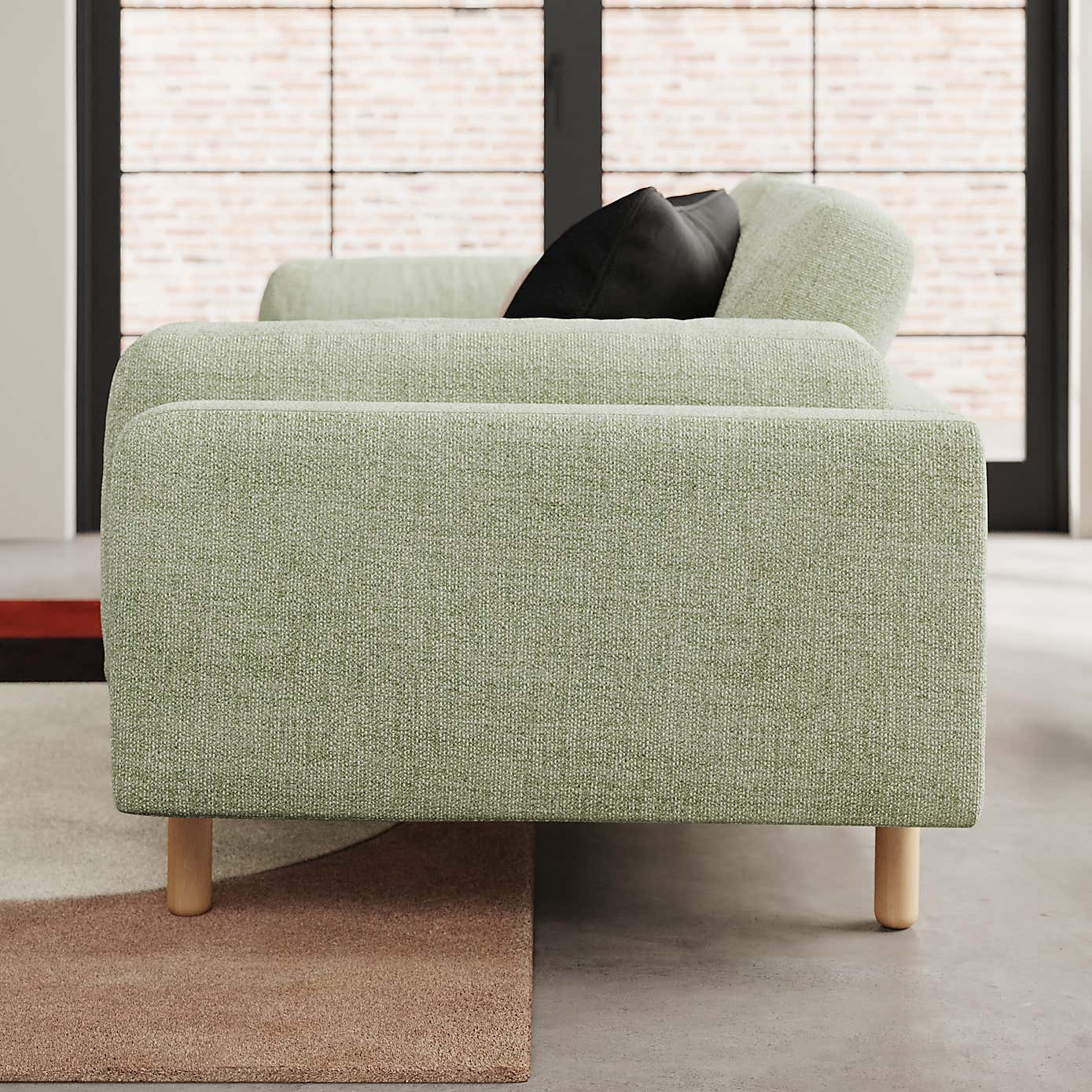 Newton Chunky Tonal Weave 2 Seater Sofa