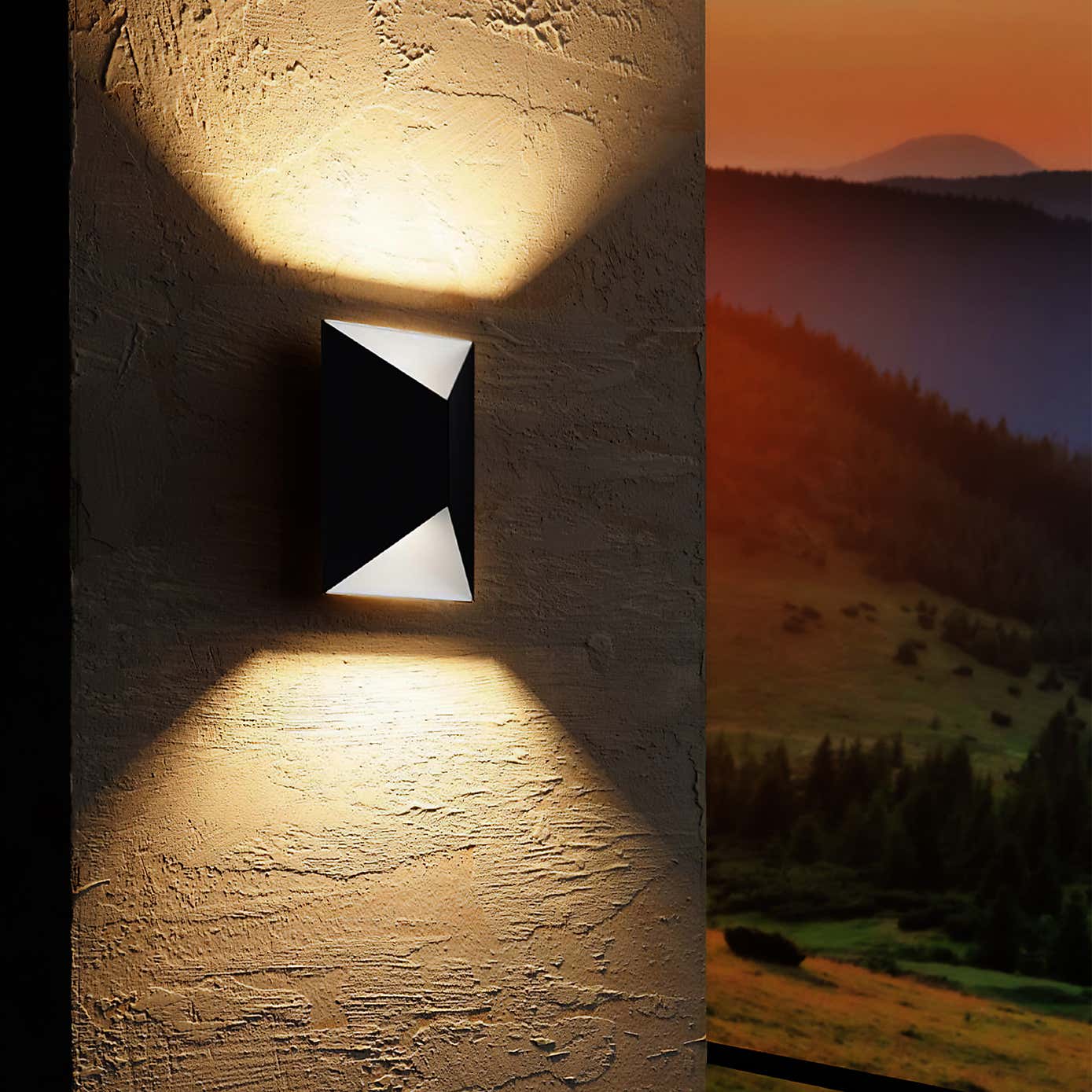 EGLO Predazzo 2 Light LED Outdoor Wall Light