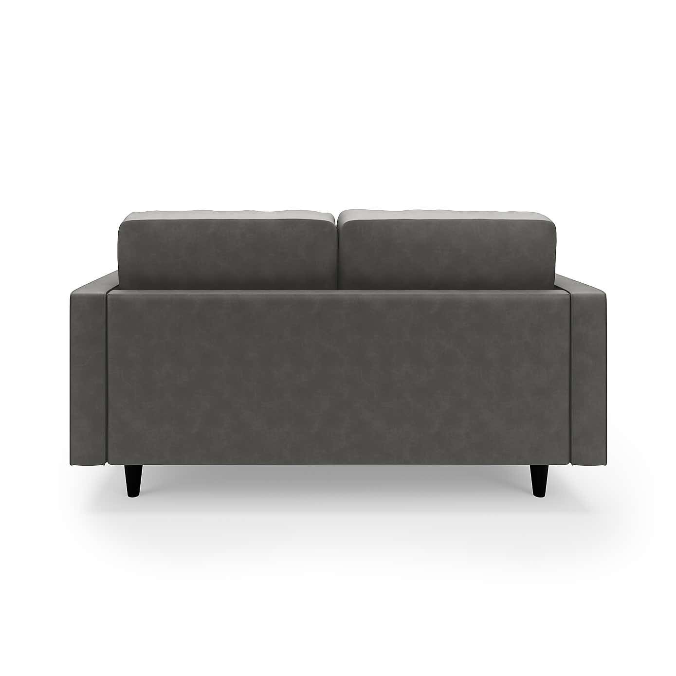 Zoe Distressed Faux Leather 2 Seater Sofa