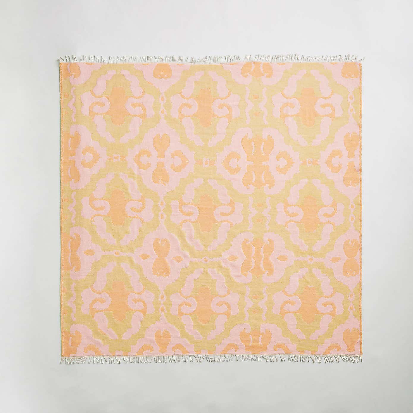 Ikat Jacquard Woven Throw 155x170