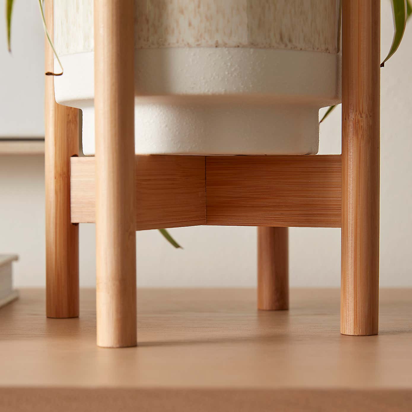 Foldable Bamboo Plant Stand