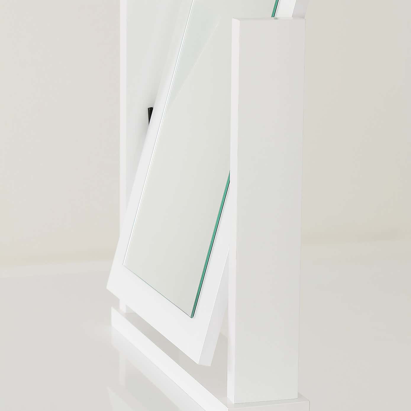 Nevada 4 Drawer Dressing Table Set with Mirror