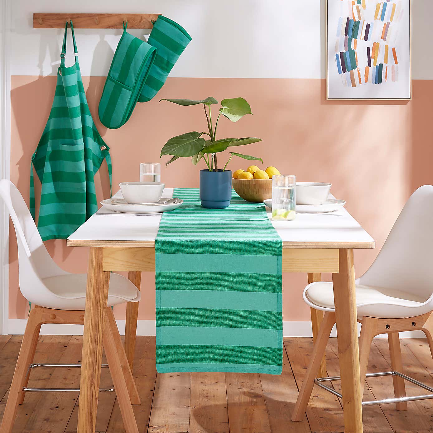 Elements Striped Table Runner