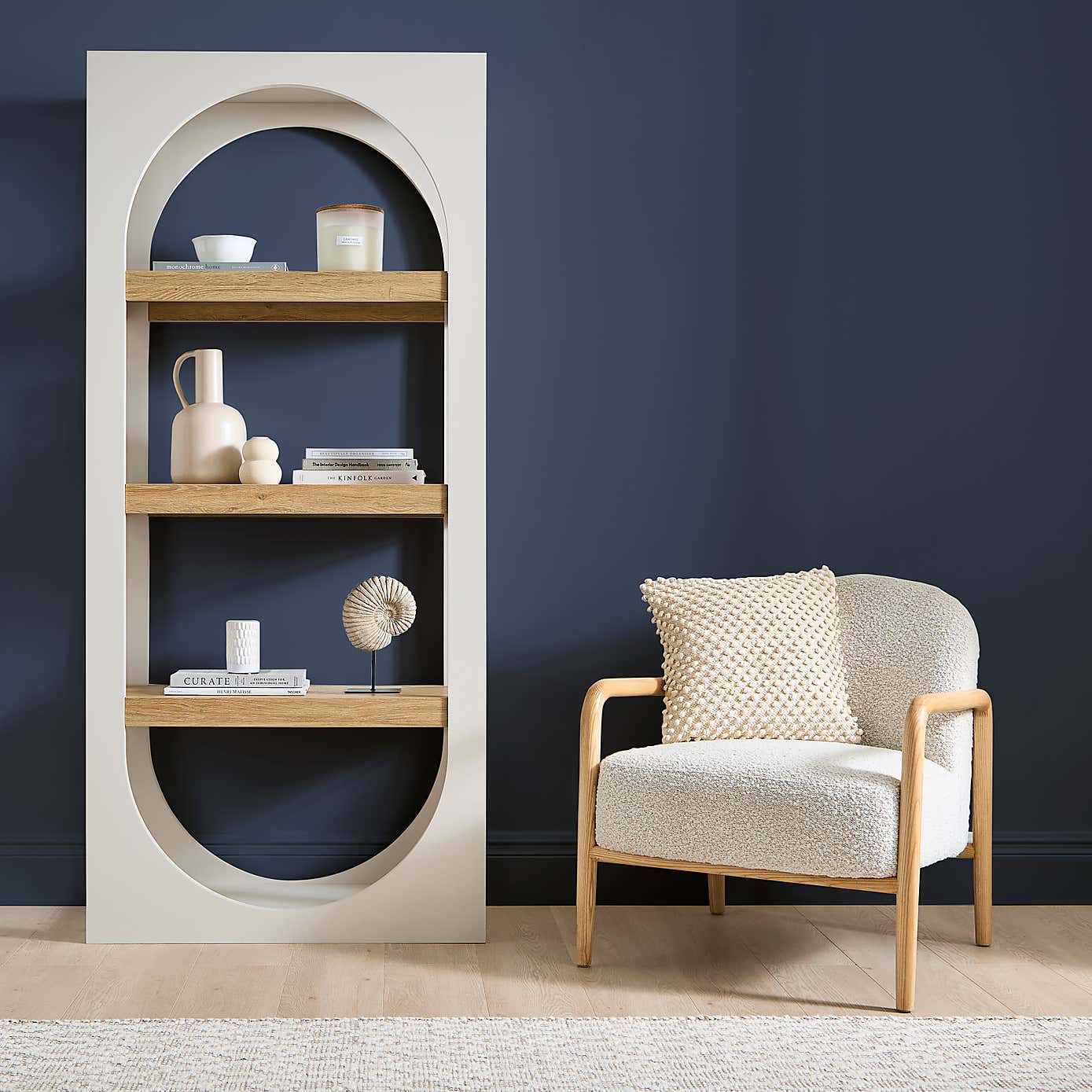 Dunelm Ink Blue Matte Emulsion Paint