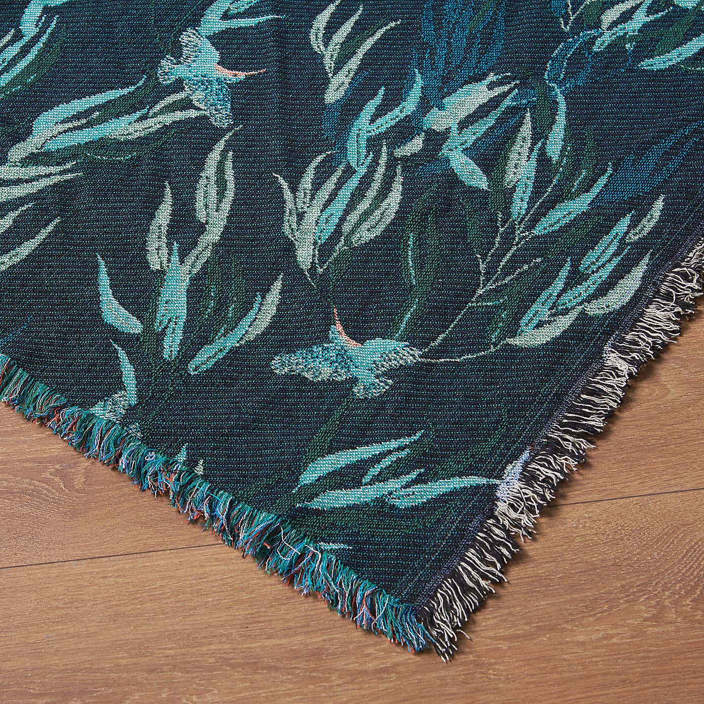 Kingfisher Jacquard Tapestry Throw