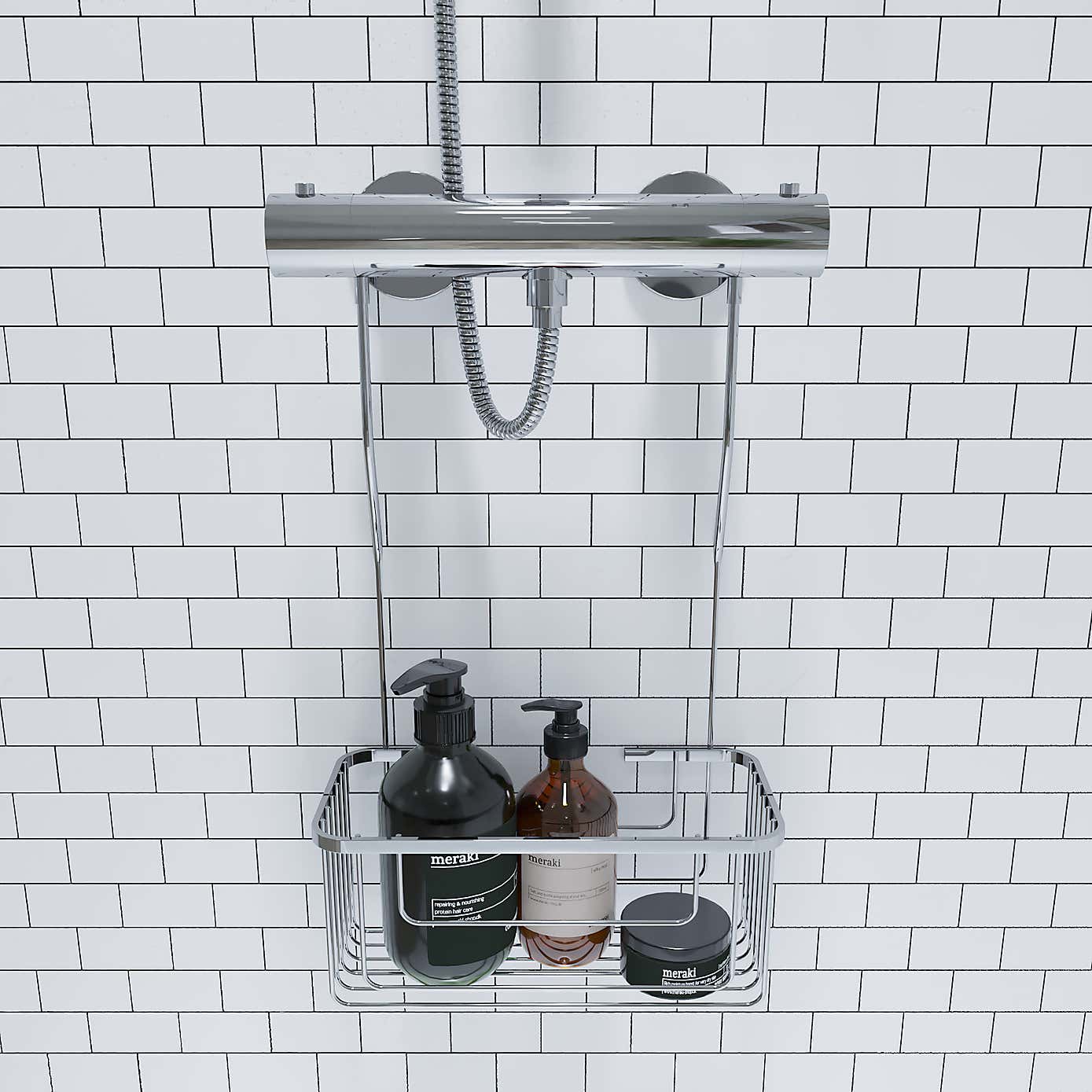 Rust-Free Hook Over Shower Caddy