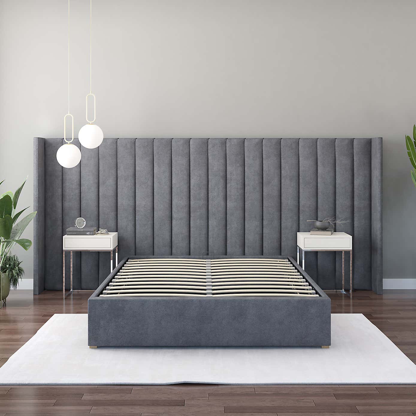 Grandeur Plush Velvet Headboard