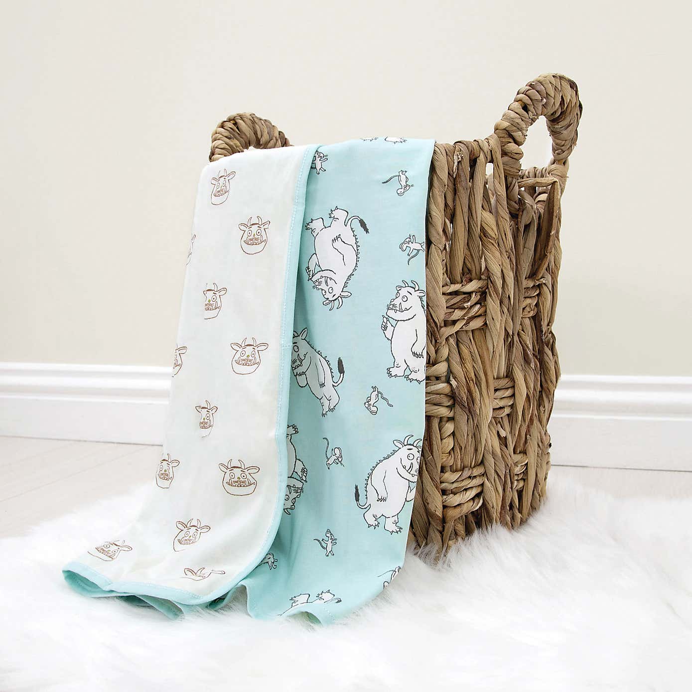 Gruffalo My First 100% Cotton Reversible Jersey Blanket