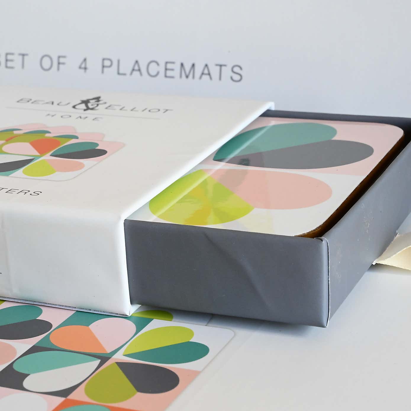 Navigate Carnaby Coasters Bloom Square Set of 4