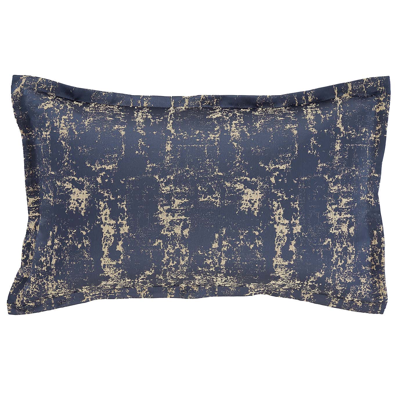 Mineral Abstract Navy Oxford Pillowcase