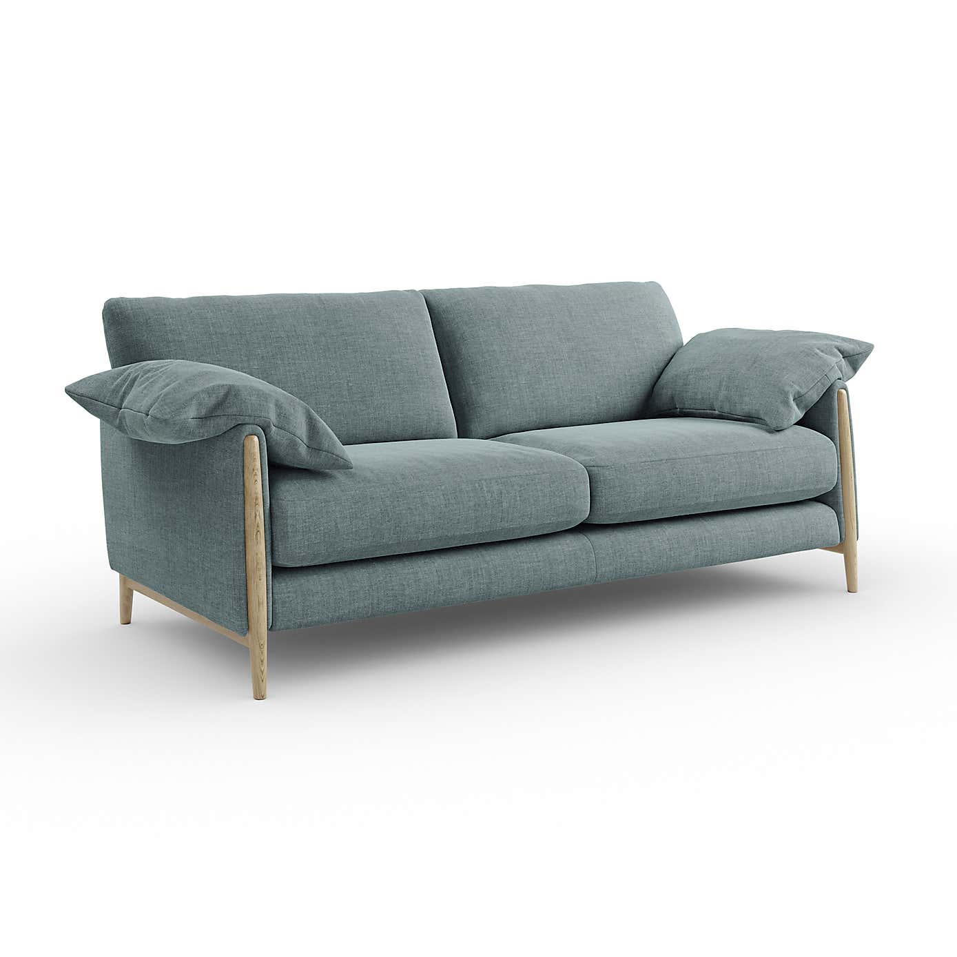 Hector Tonal Plush Chenille 4 Seater Sofa