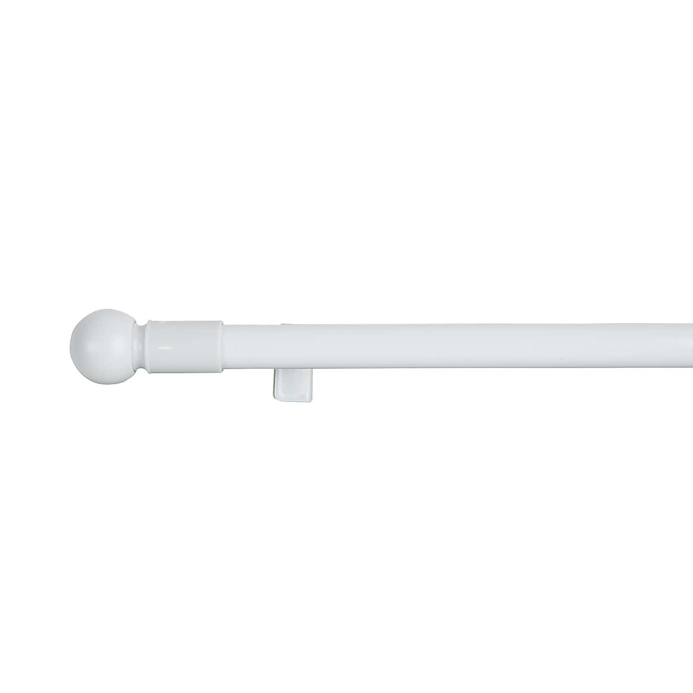 No Drills Extendable Eyelet Curtain Pole