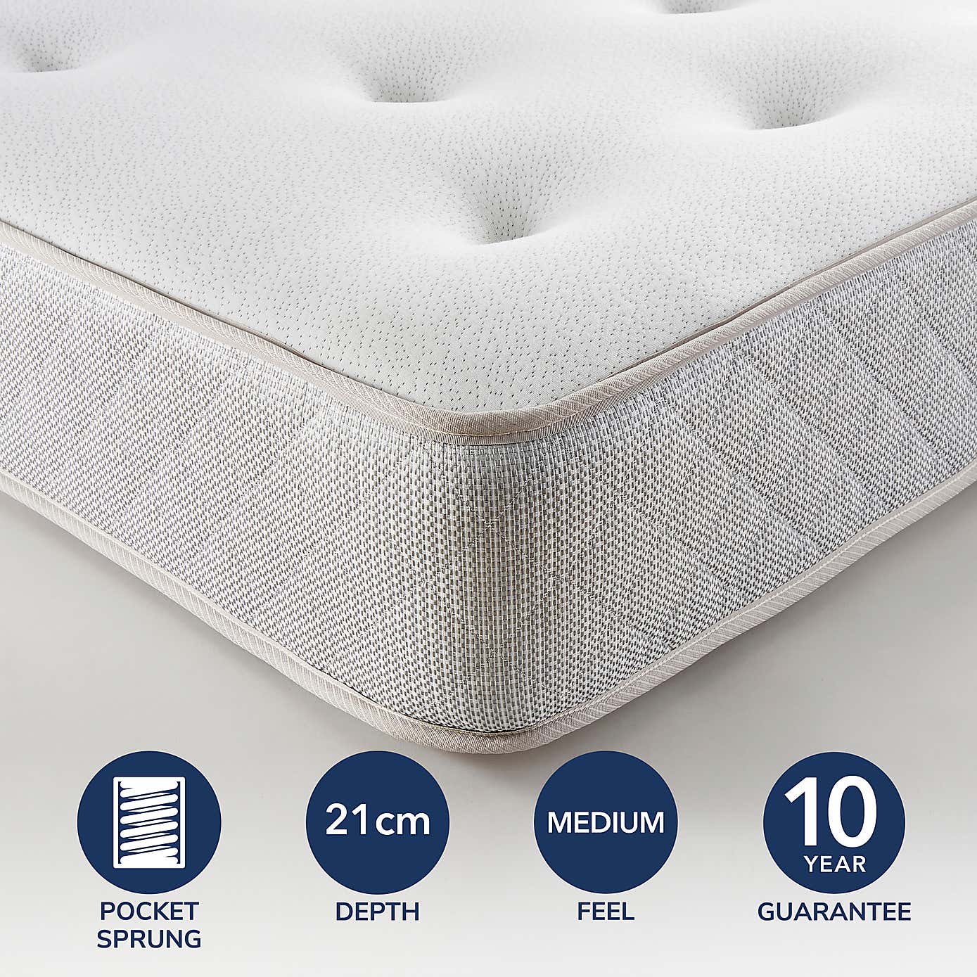 Fogarty 8mm Memory Foam 1000 Pocket Sprung Mattress
