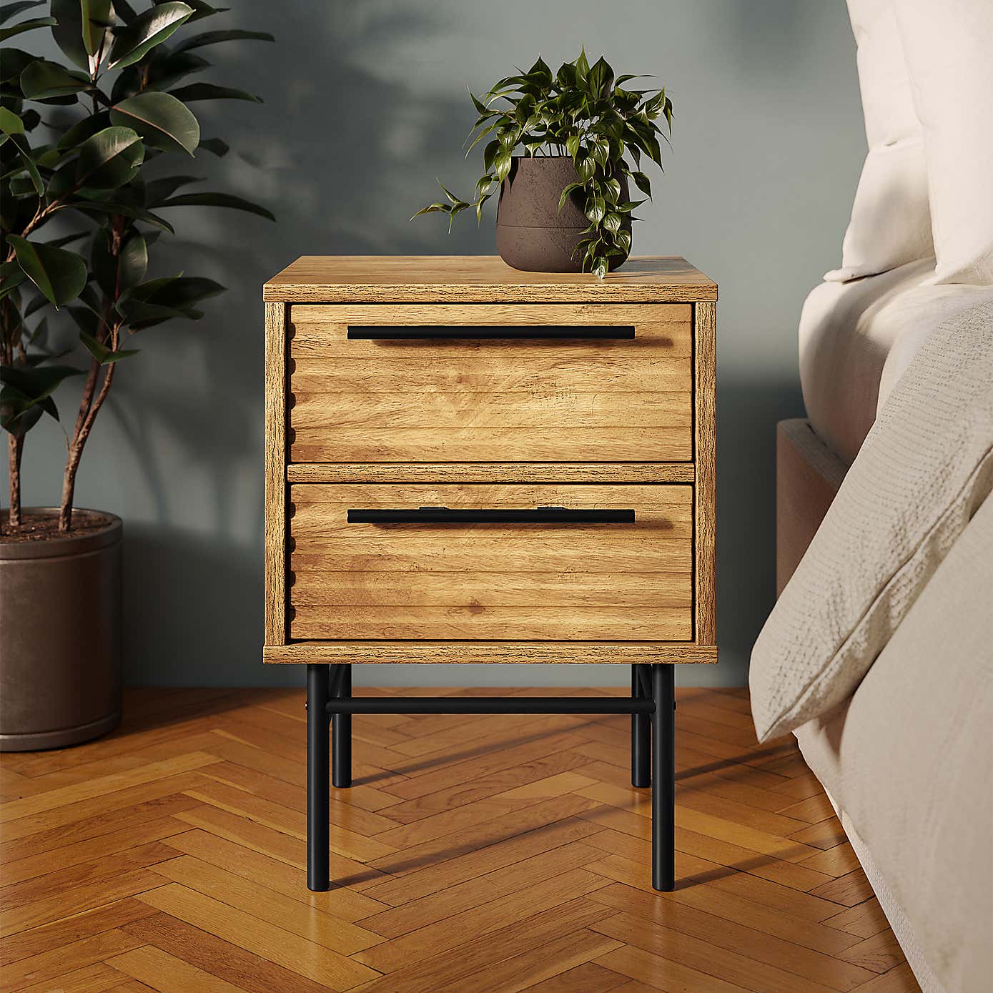 Bryant 2 Drawer Bedside
