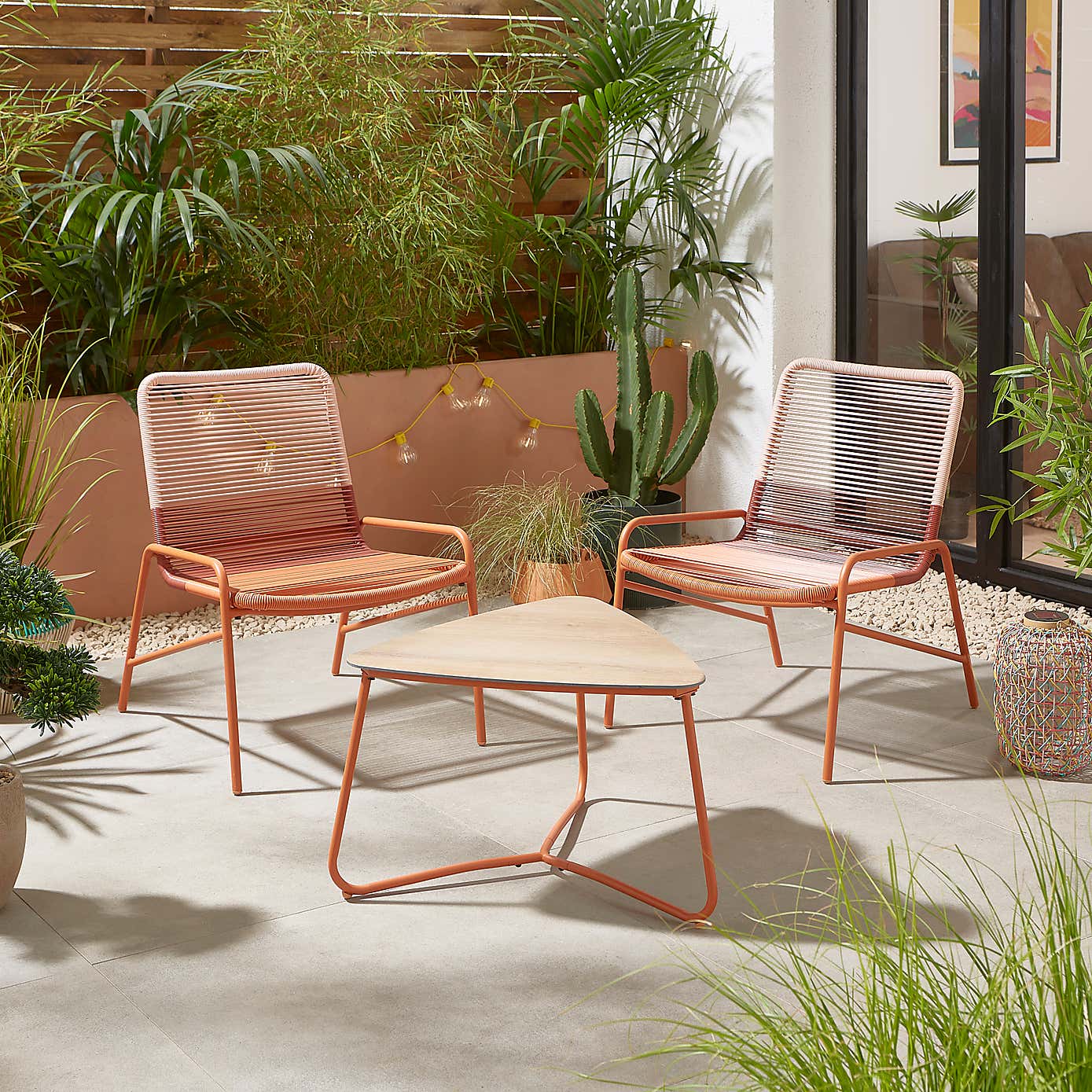 Miami 2 Seater Bistro Set