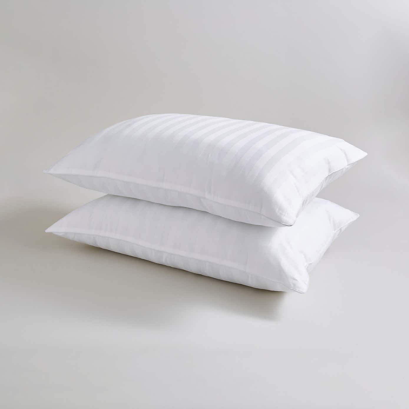 Hotel Pack of 2 Luxury Cotton Anti Allergy Back Sleeper Pillows