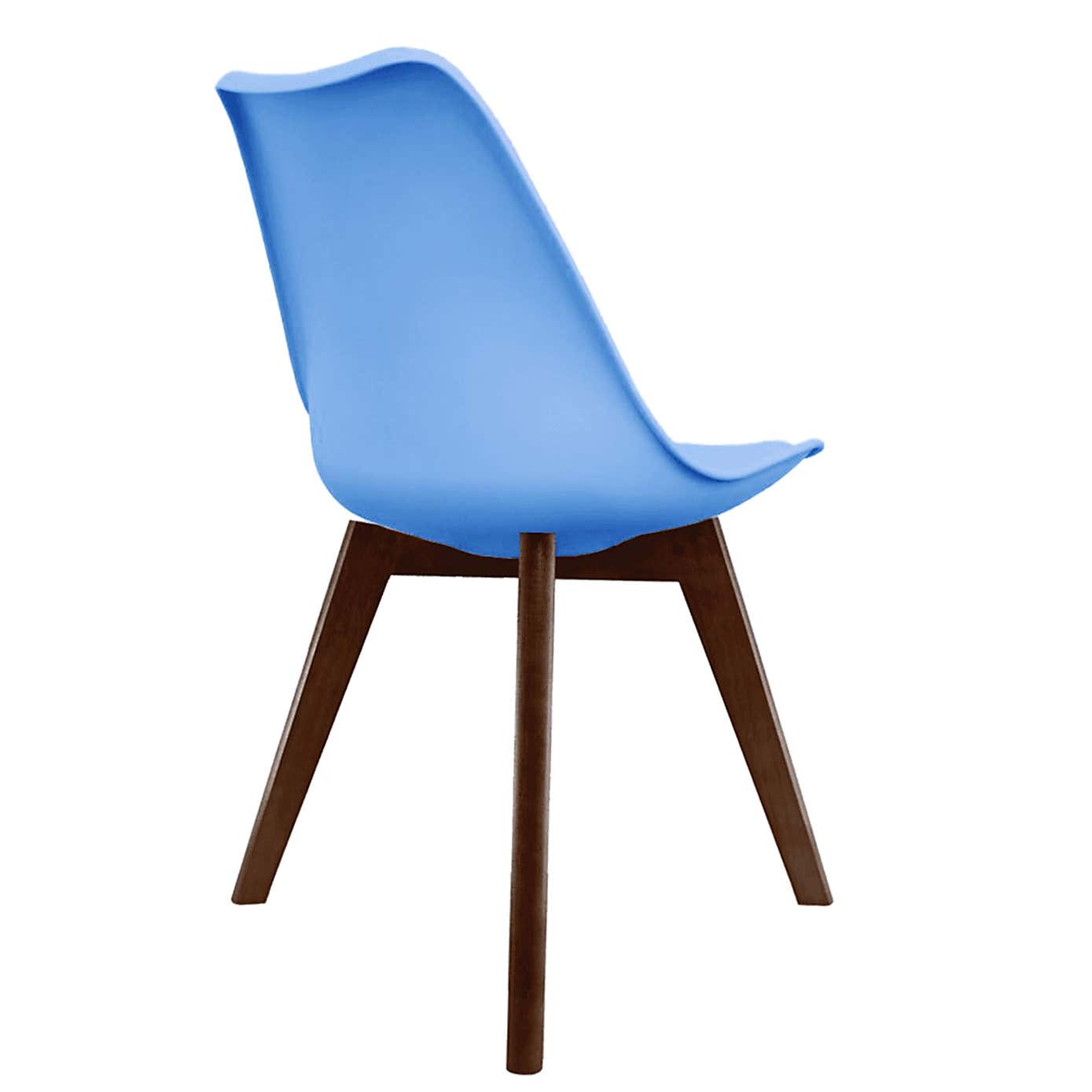 Fusion Living Soho Plastic Dining Chair with Squared Legs