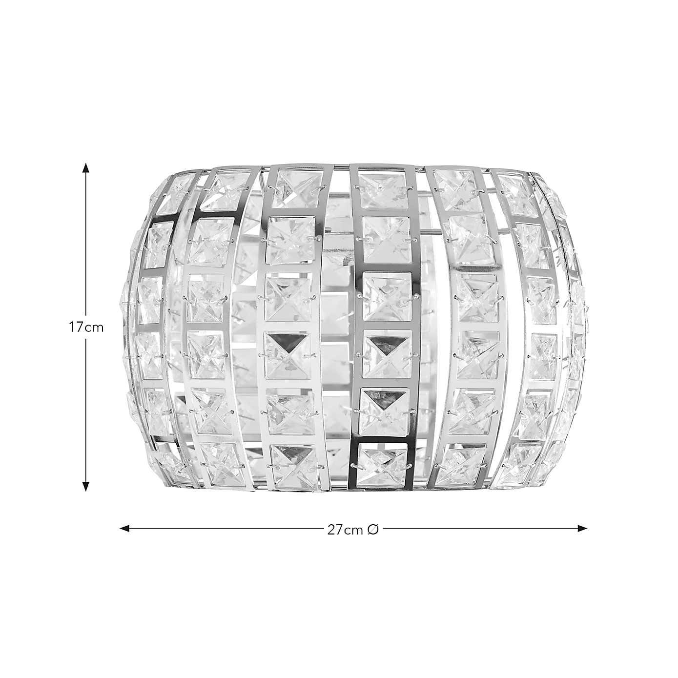 West End Chrome Easy Fit Pendant