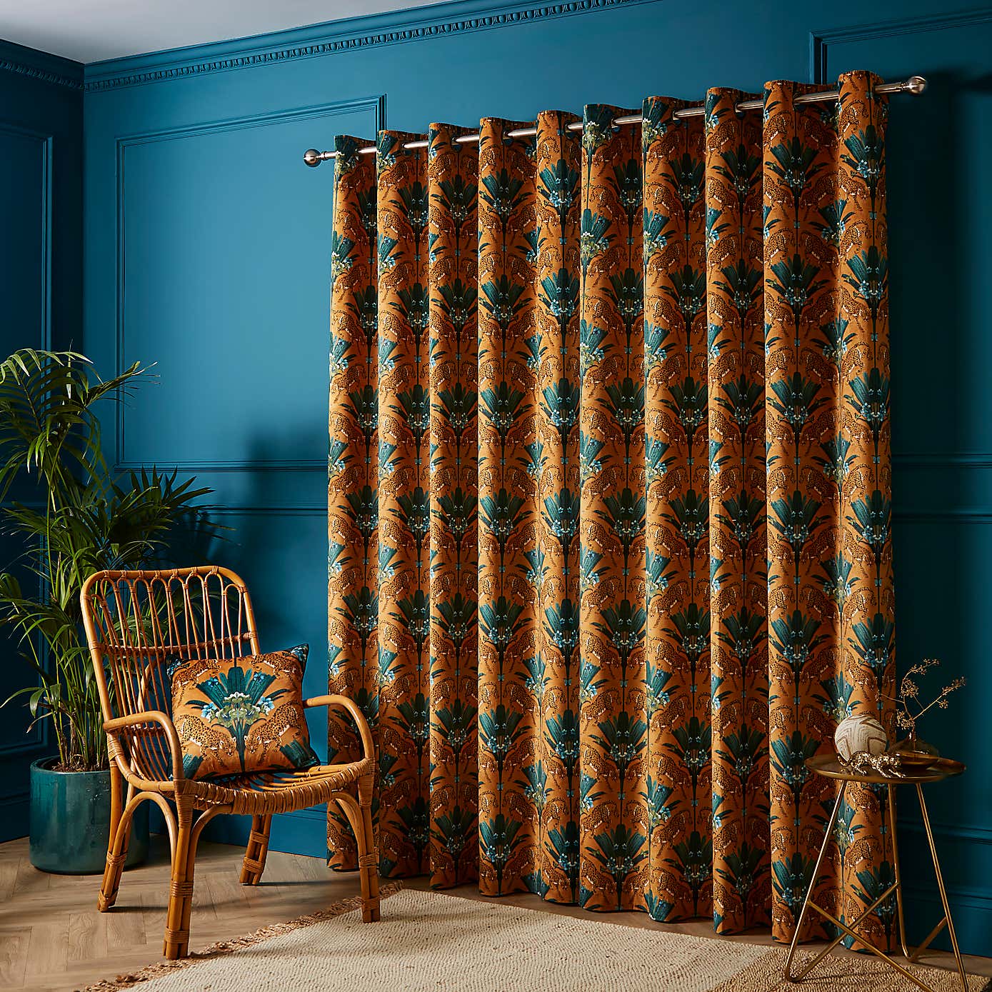 Wild Cheetah Eyelet Curtains