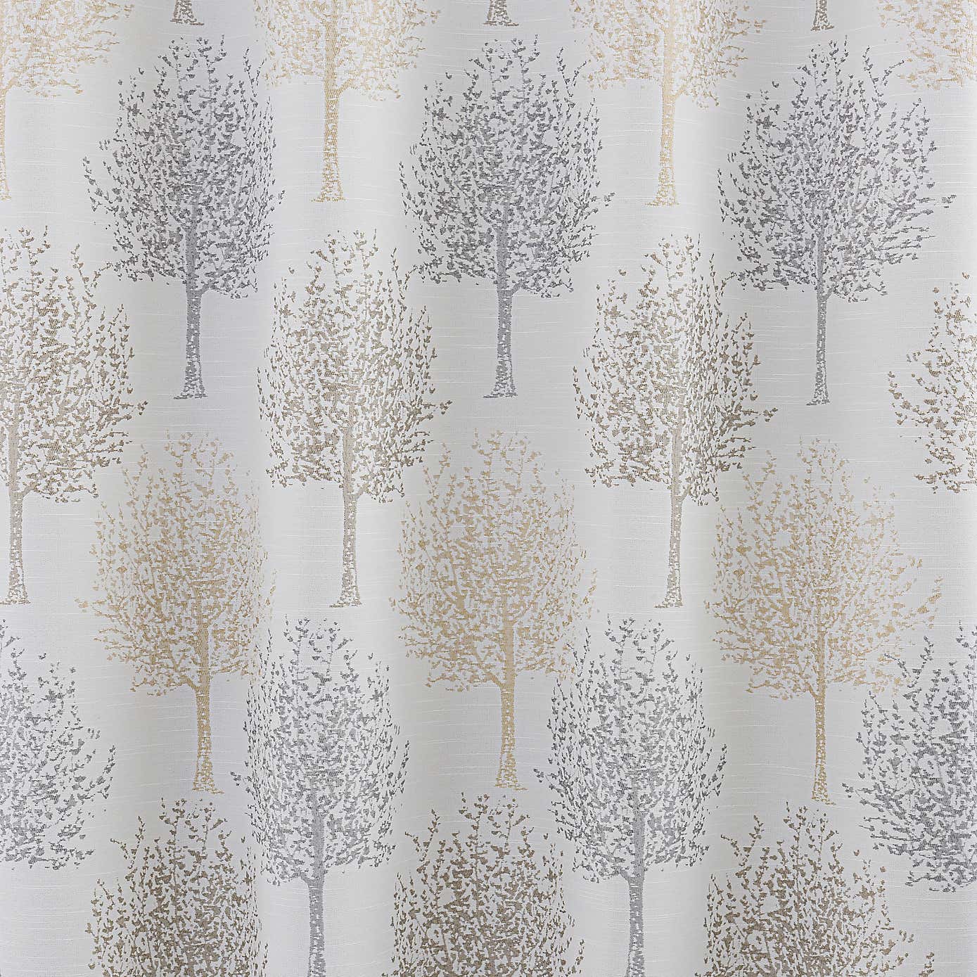 Jacquard Trees Eyelet Curtains