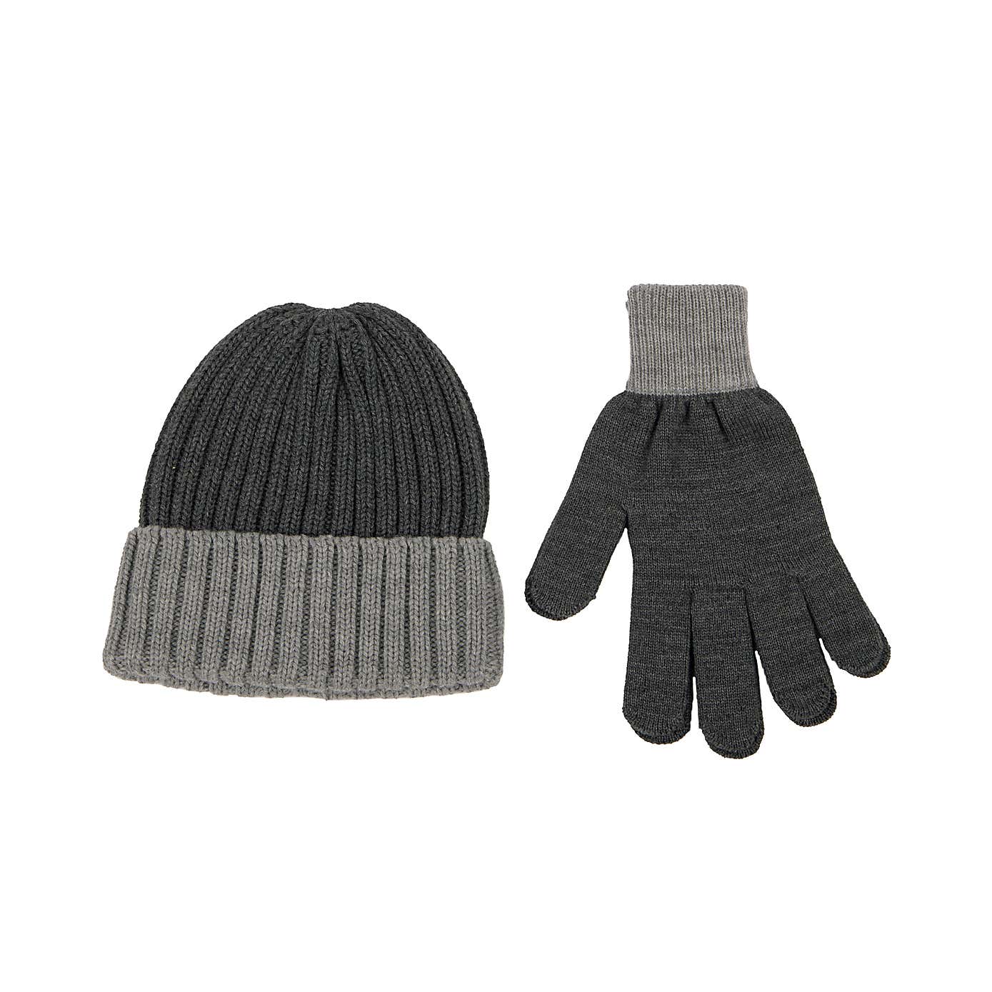totes Chunky Knitted Hat and Gloves Set
