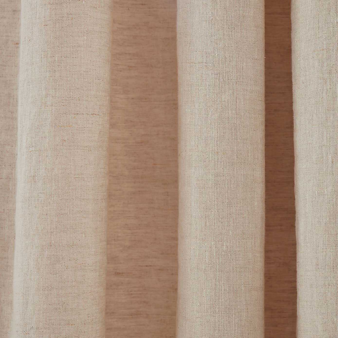 Linen Slot Top Curtains