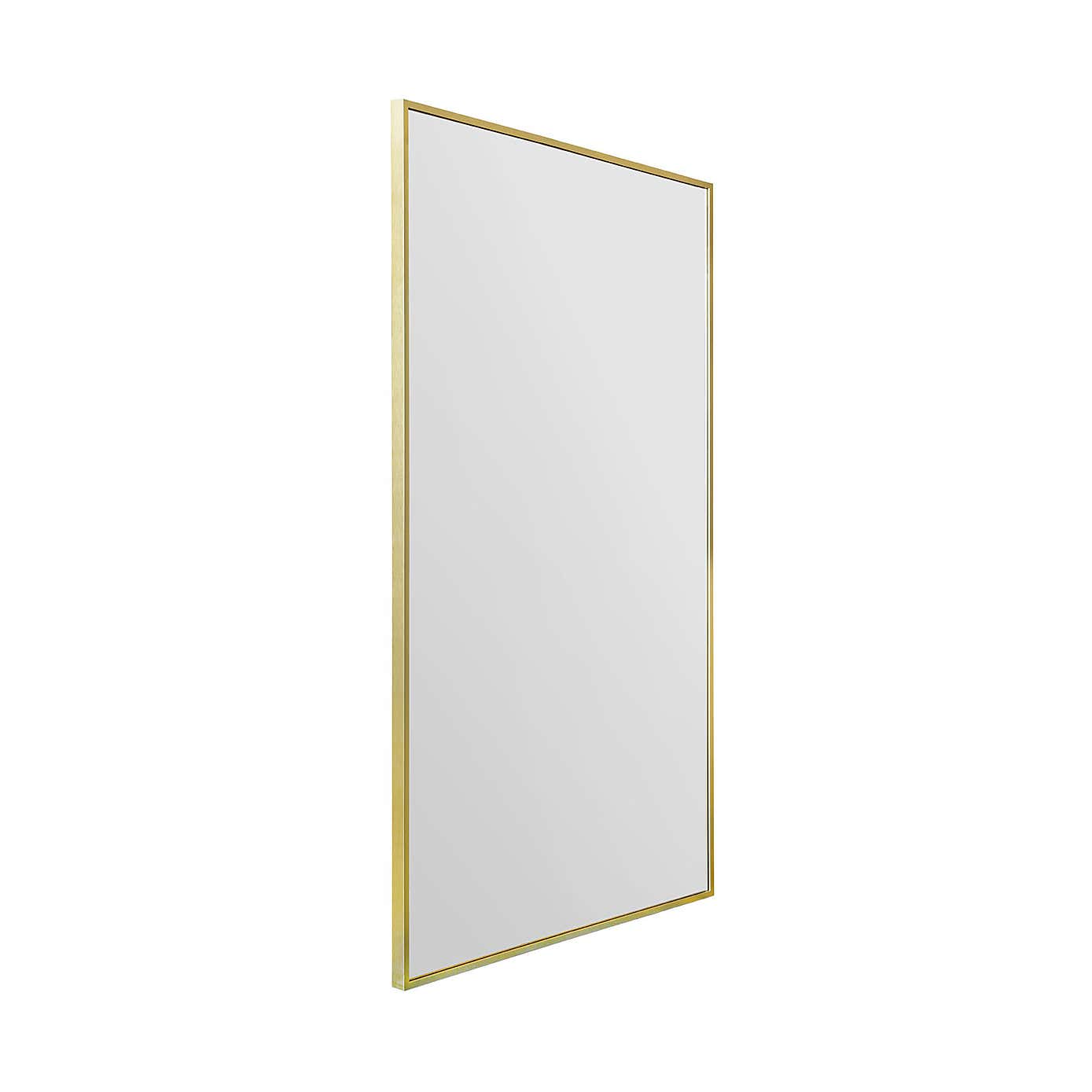 Artus Aluminium Rectangle Full Length Wall Mirror