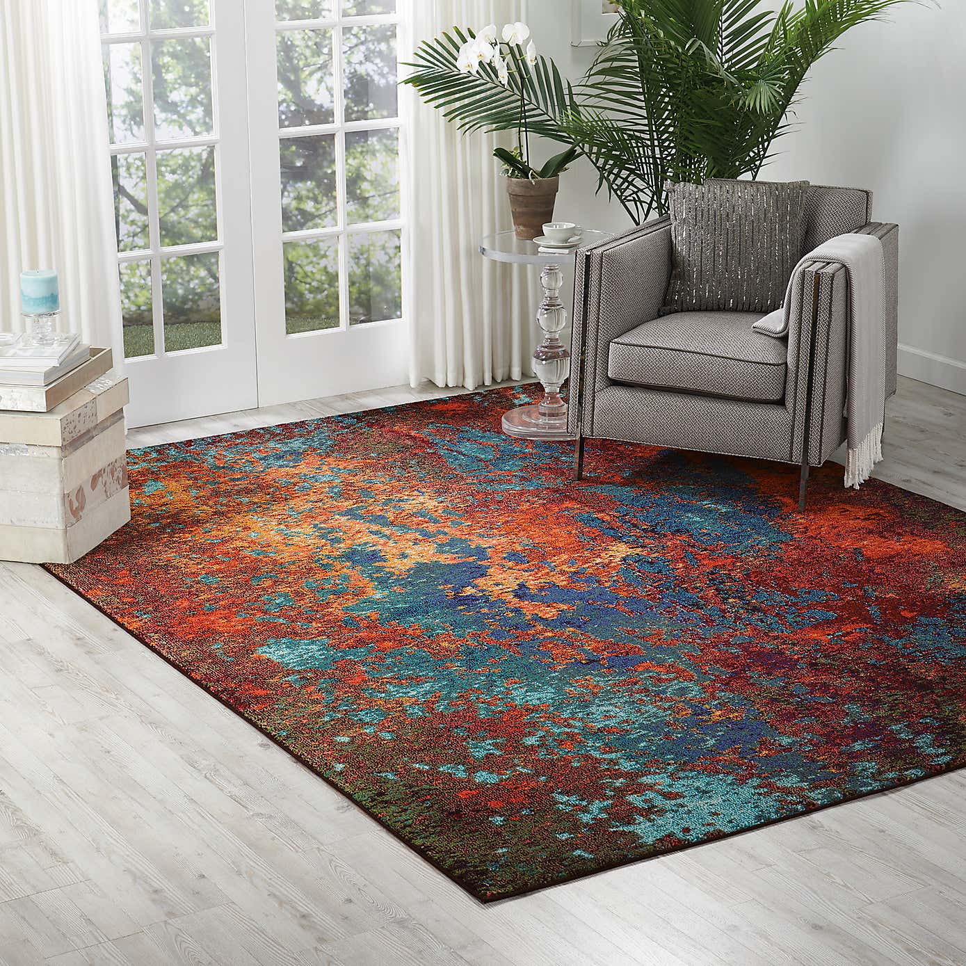 Multi Coloured Celestial Atlantic Rug
