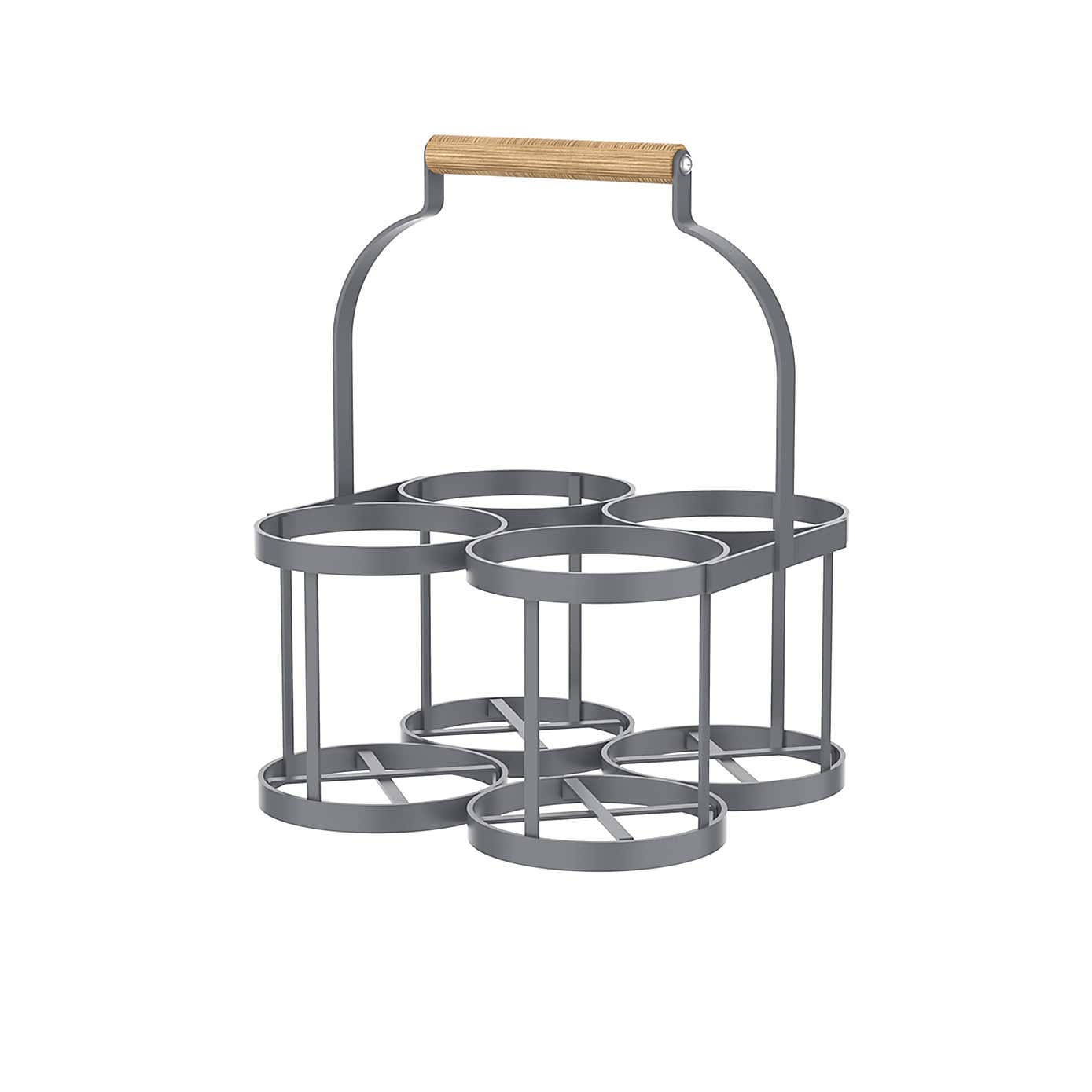 Grey Milk Bottle Holder