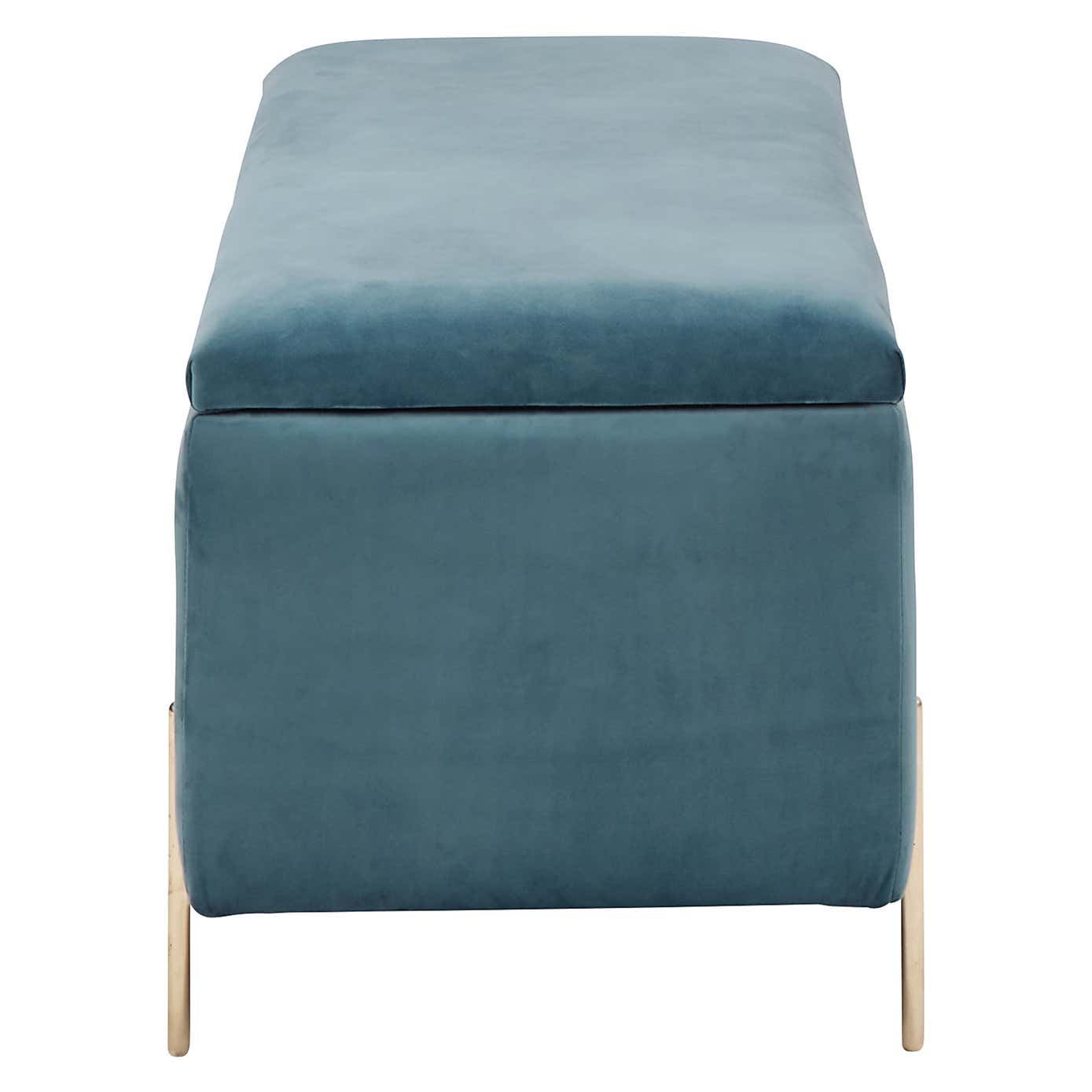 Mystica Velour Ottoman Storage Bench