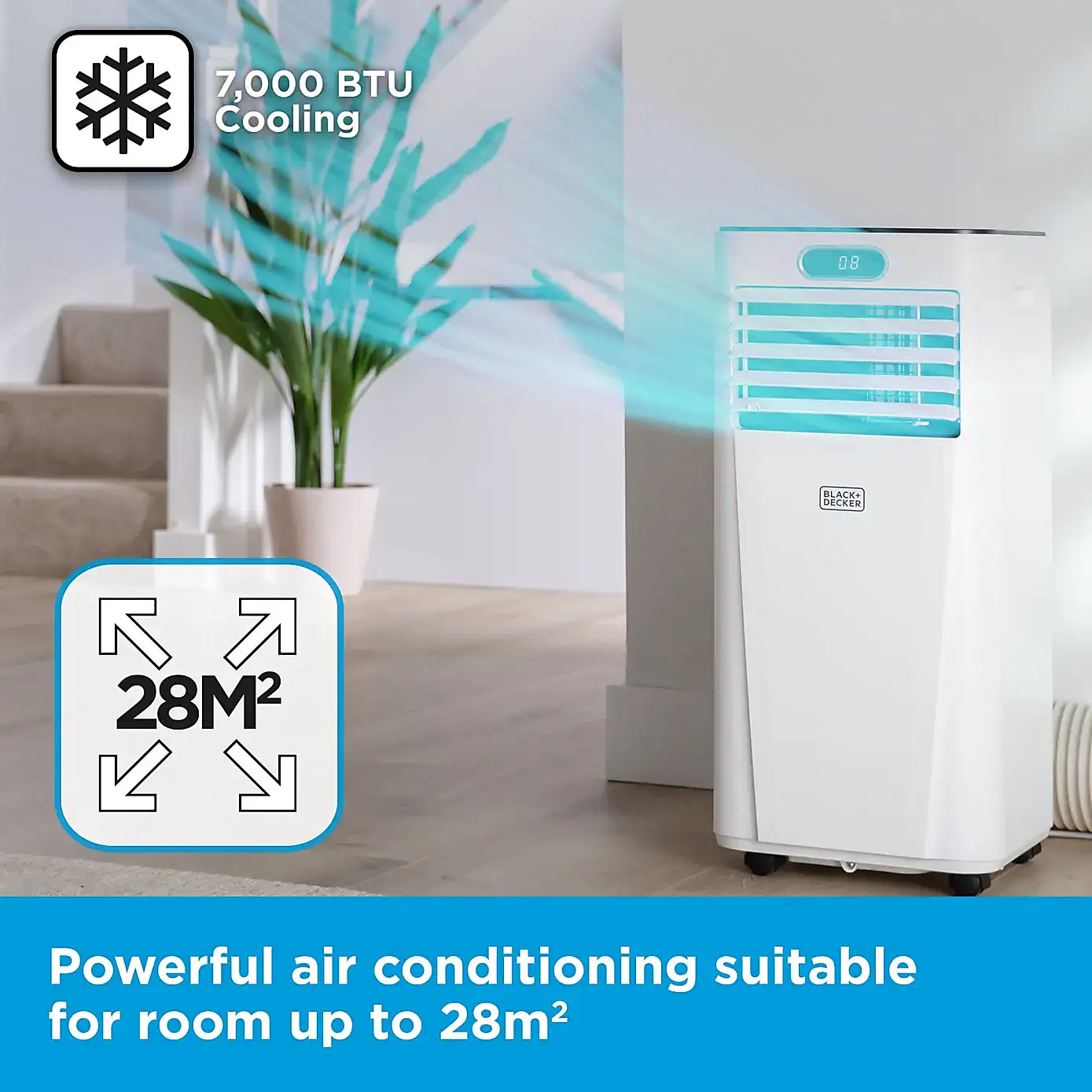 Black And Decker 7000BTU Smart Air Conditioner