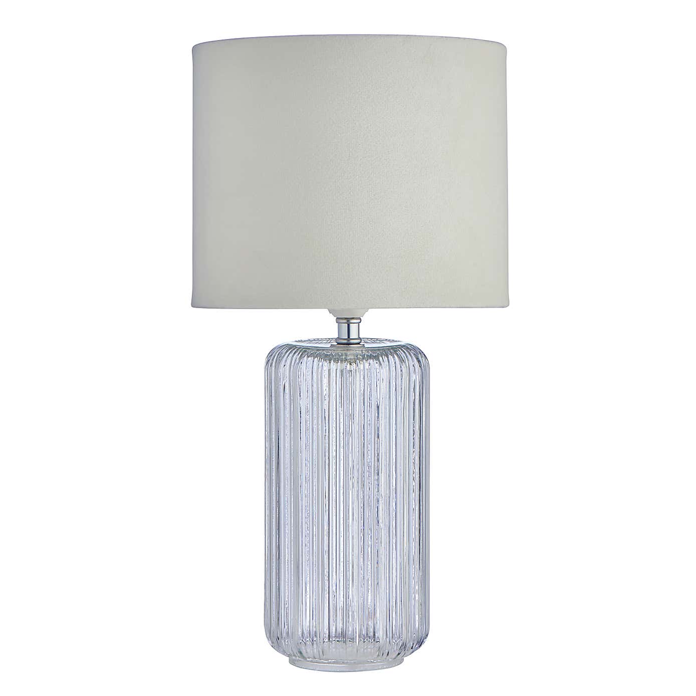 Christine Ribbed Glass Table Lamp