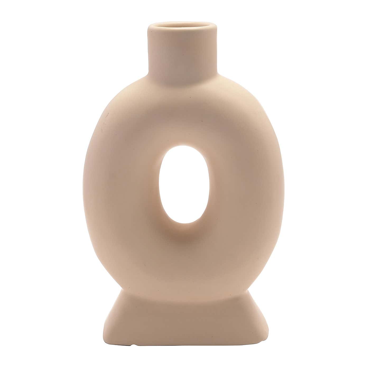 Hestia Oval Style Ceramic Vase