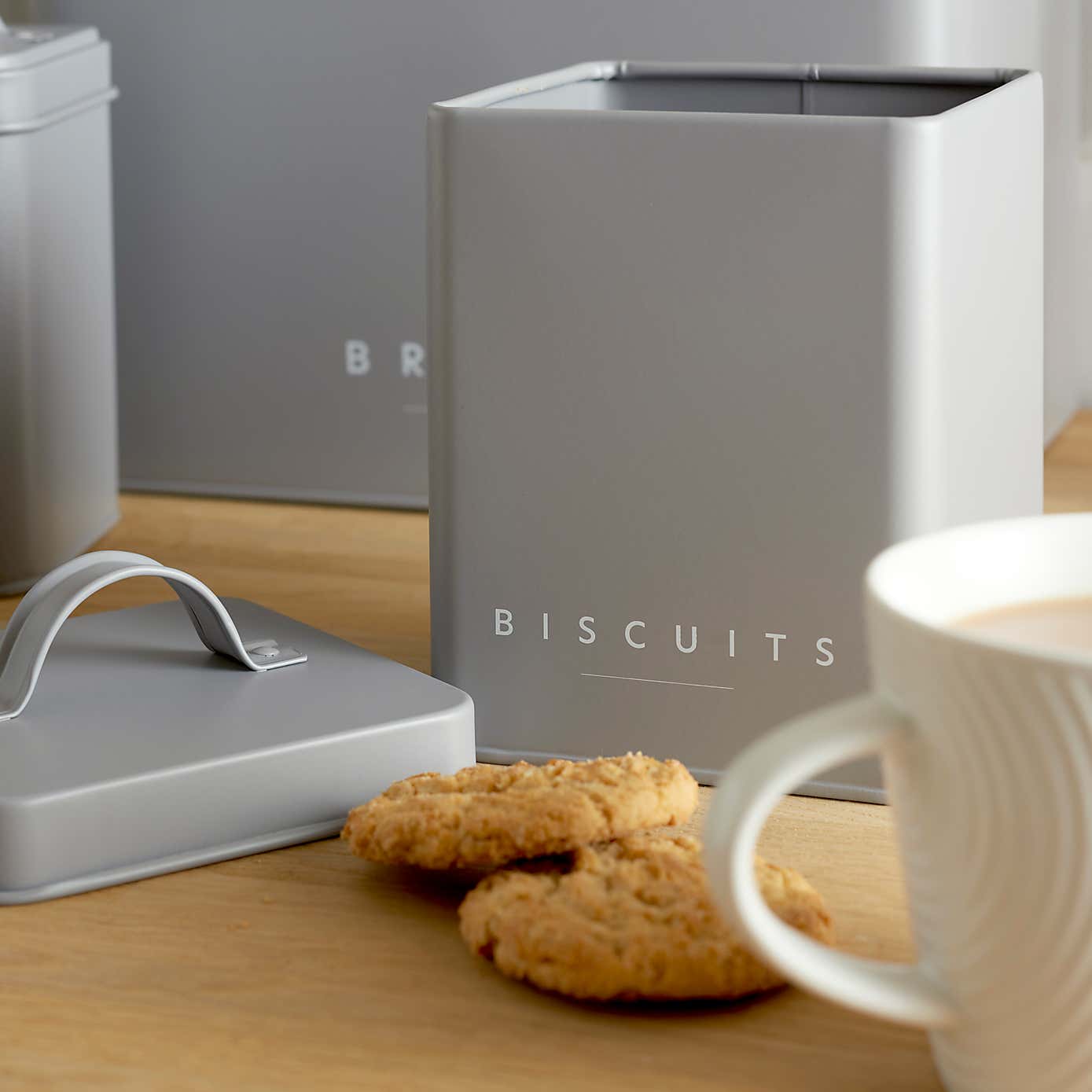 5 Piece Kitchen Storage Set White