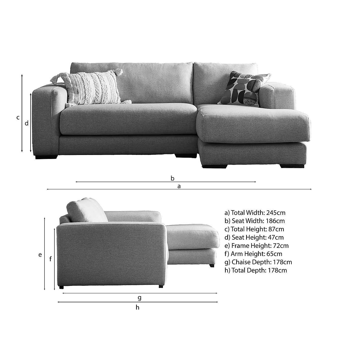 Clayton Cosy Weave Corner Chaise