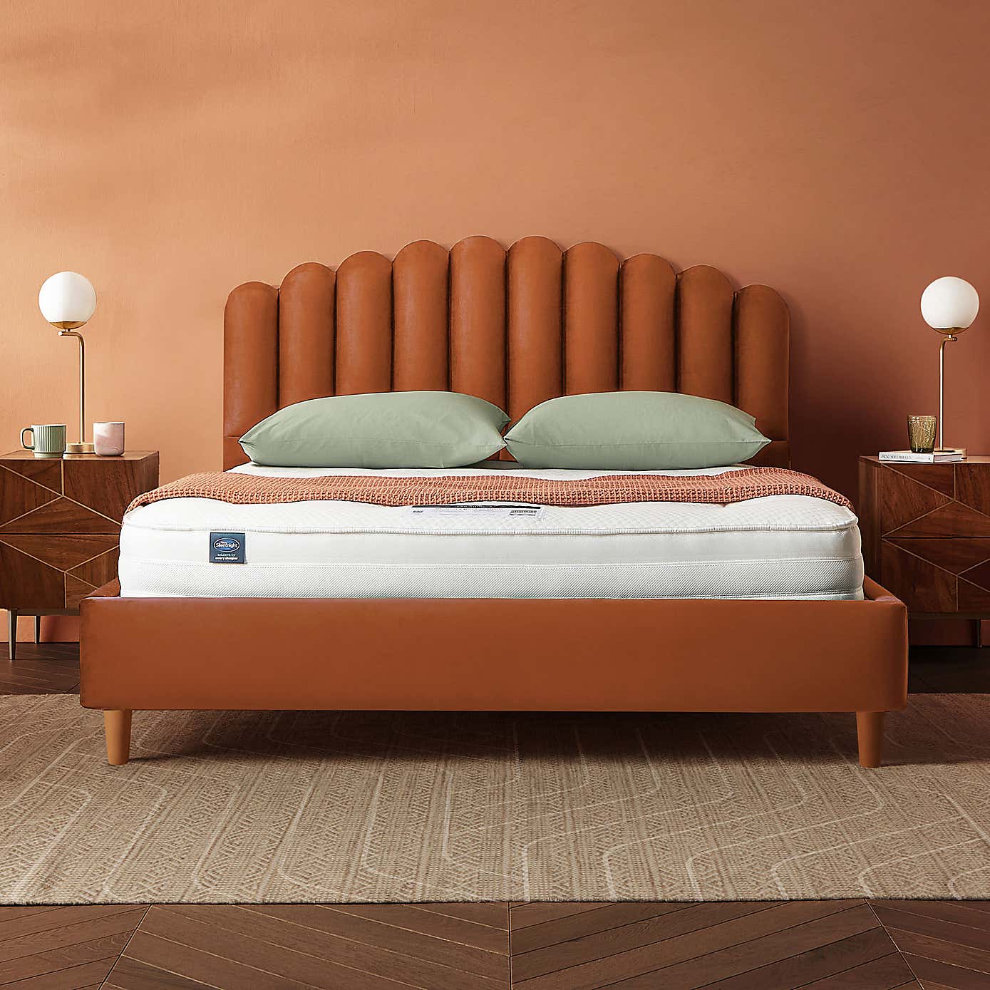 Silentnight Oriana Bed Frame, Velvet