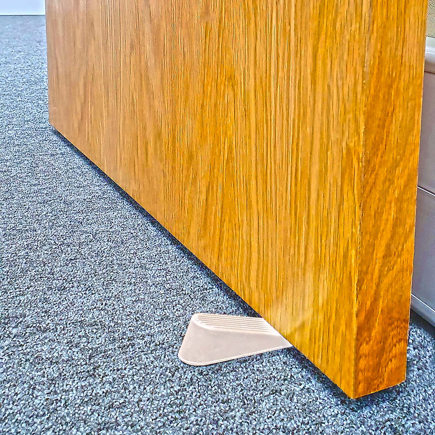 Door Wedges Small Rubber Pack of 2 White