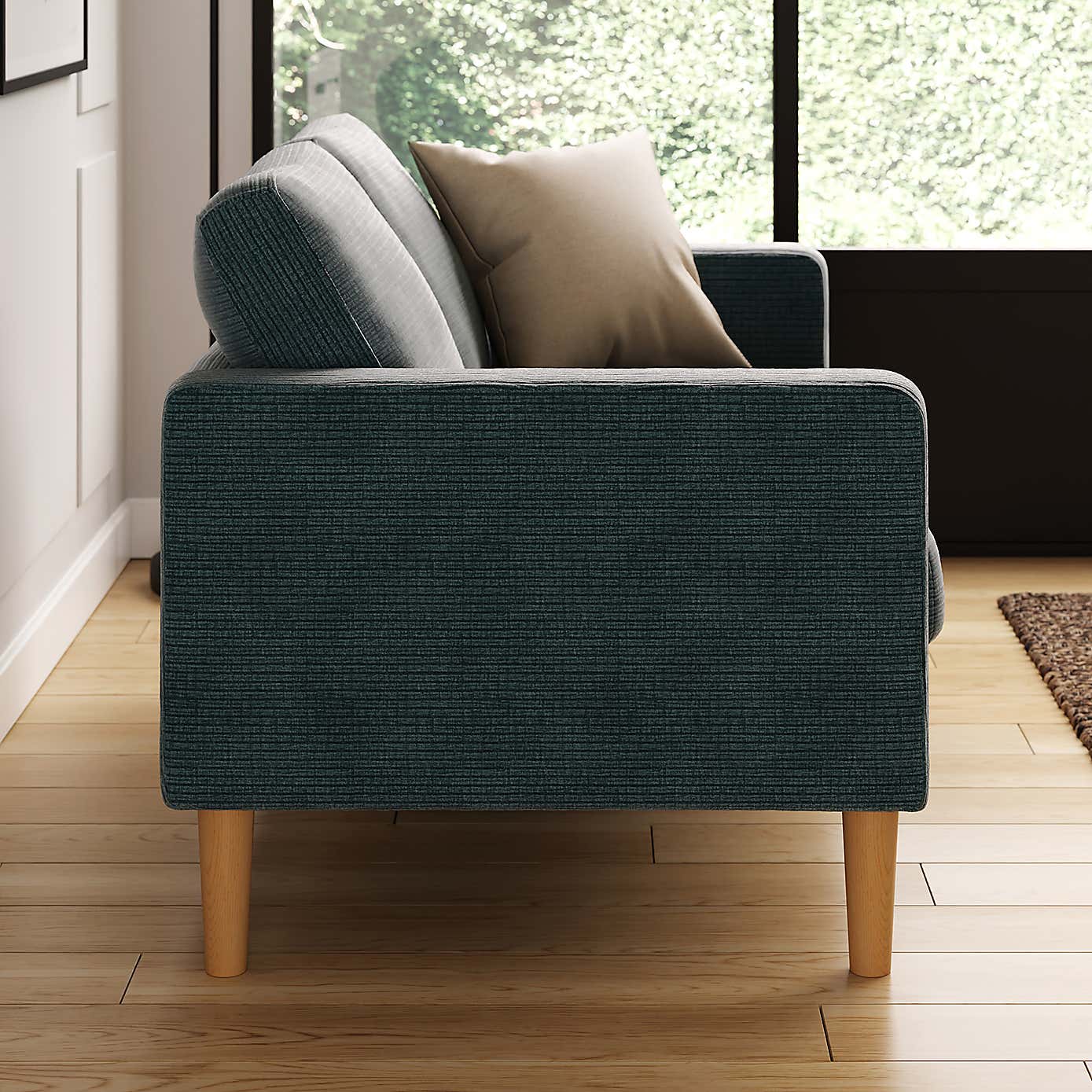 Jacob Cord Compact 2 Seater Sofa