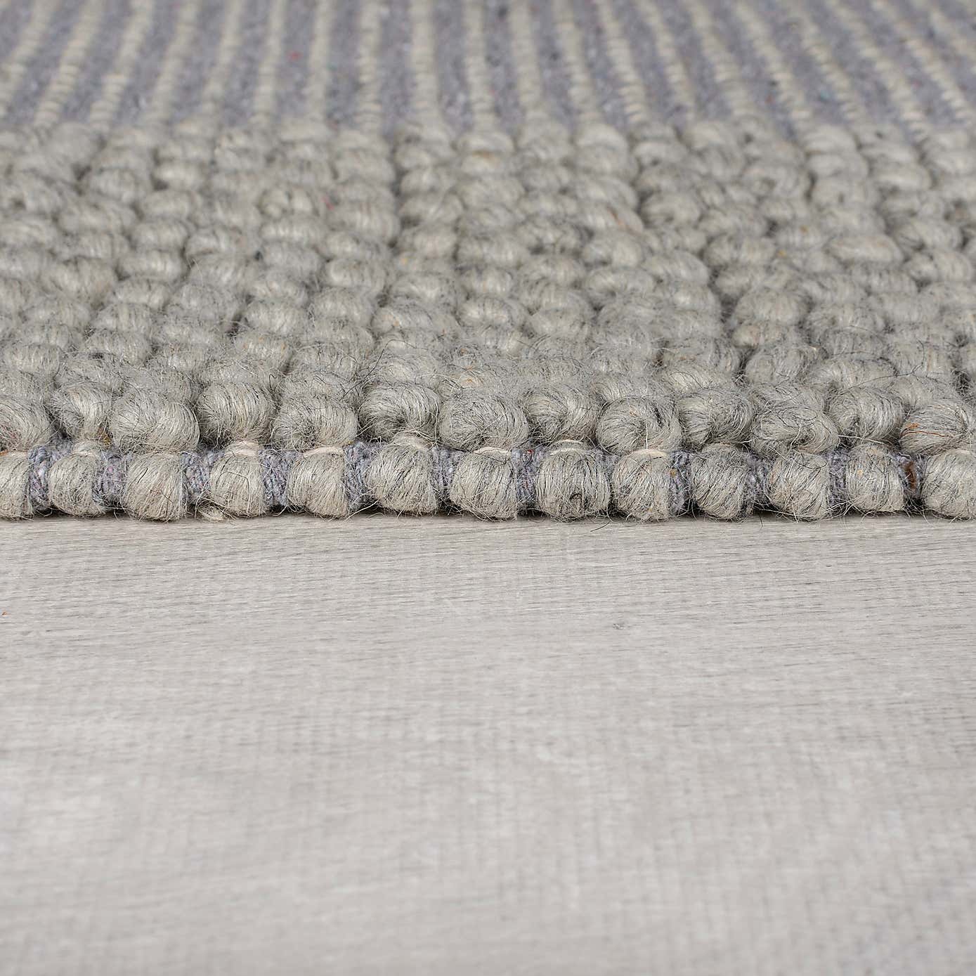 Pebble Wool Border Rug