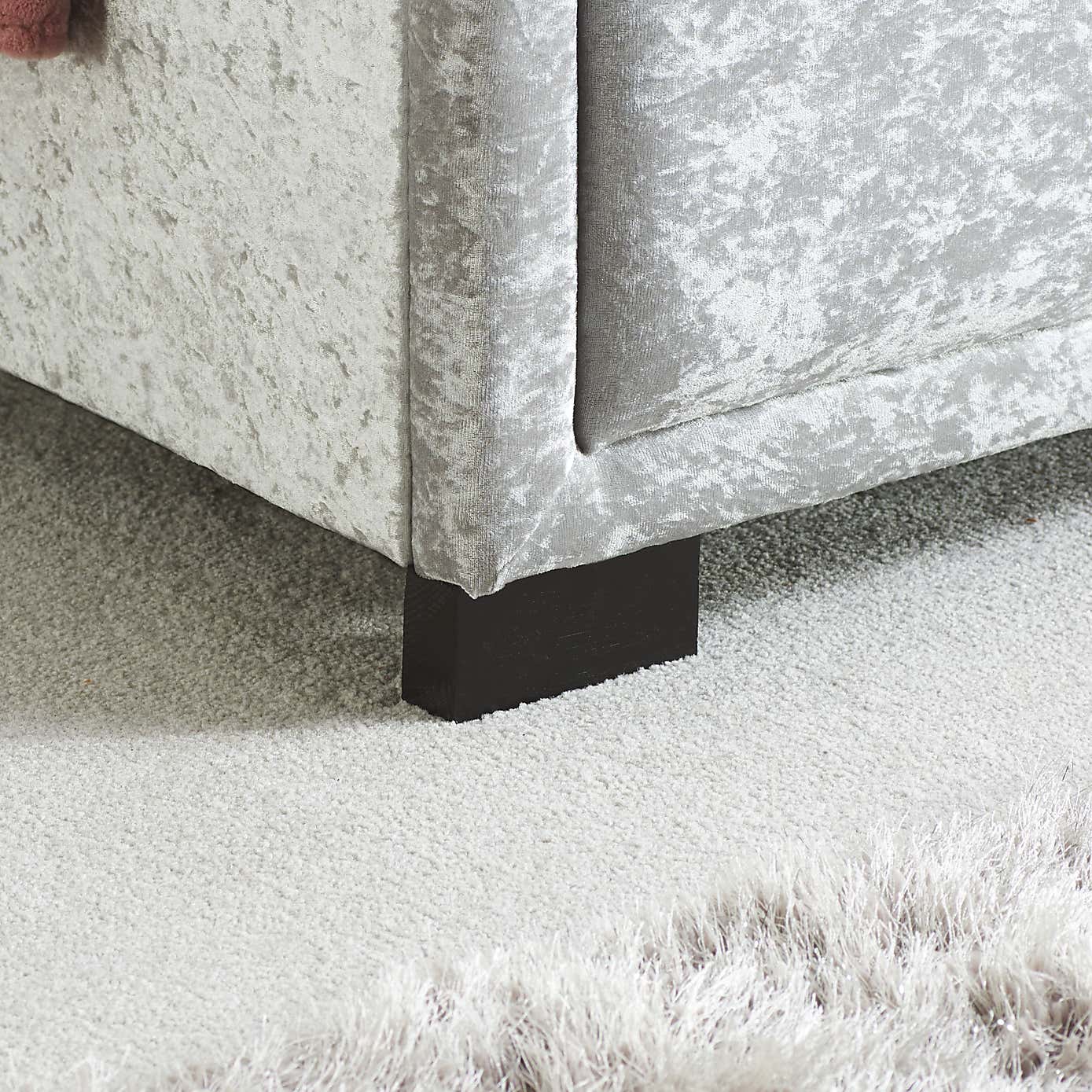 Hannover Black Crushed Velvet Bed Frame