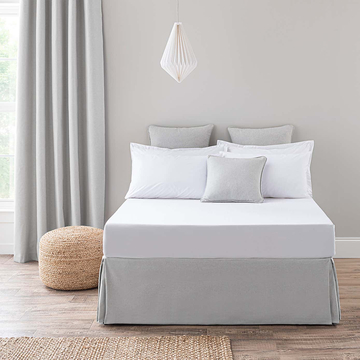 Luna Dove Grey Valance Trim