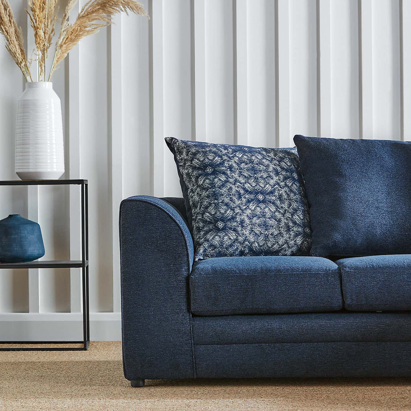 Washington Chenille Small Corner Sofa