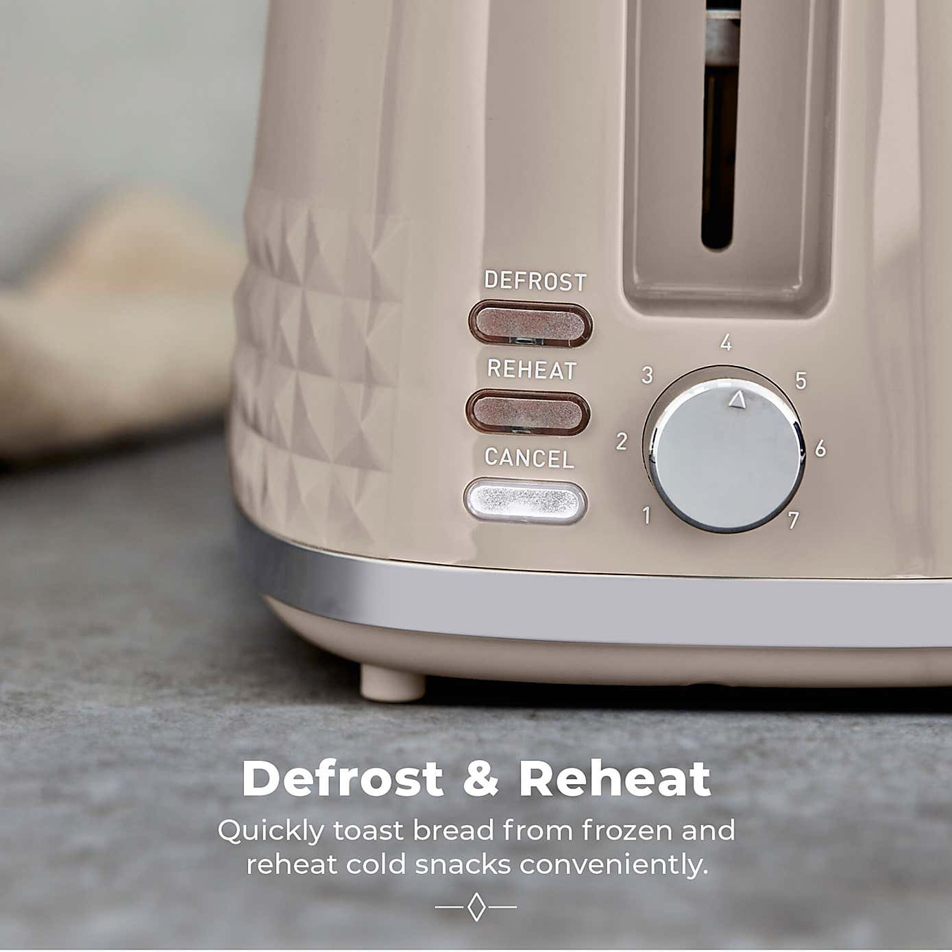 TOWER Solitaire 2 Slice Toaster