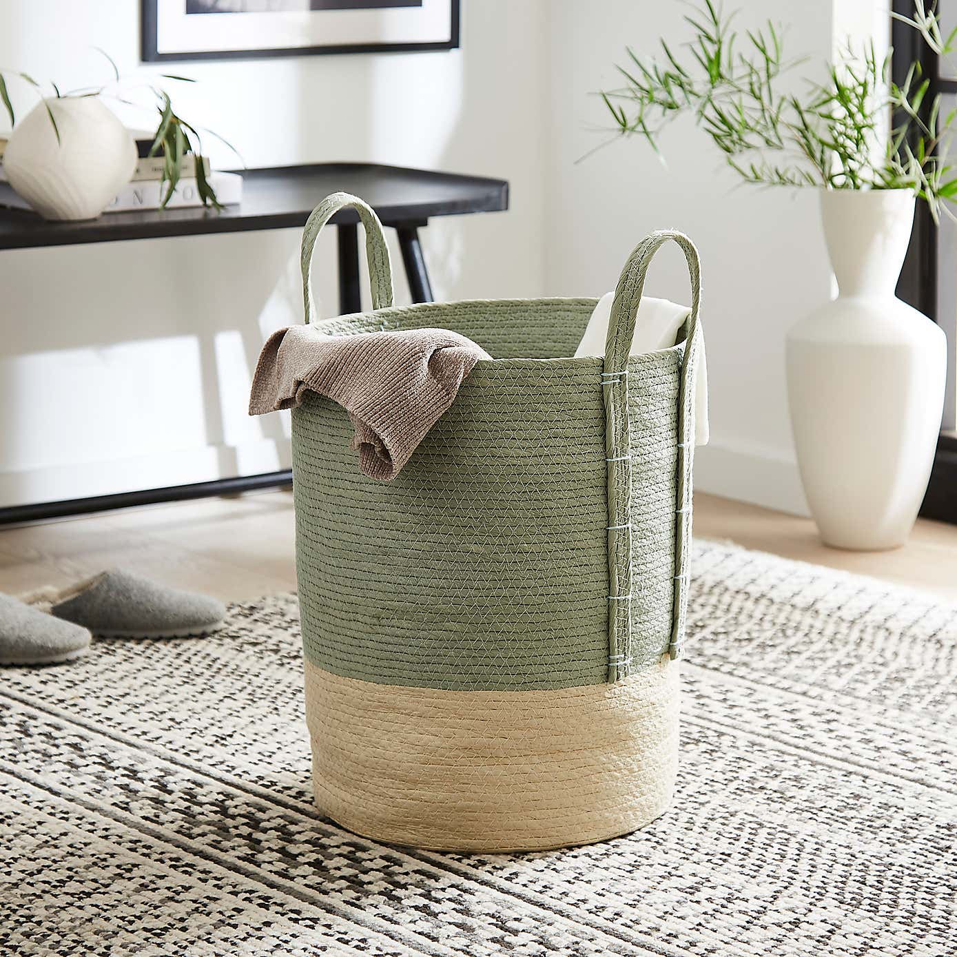 Block Colour Storage Basket