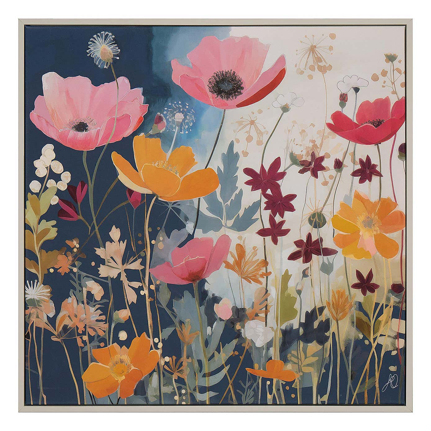 Cedar & Sage Modern Melody Framed Canvas