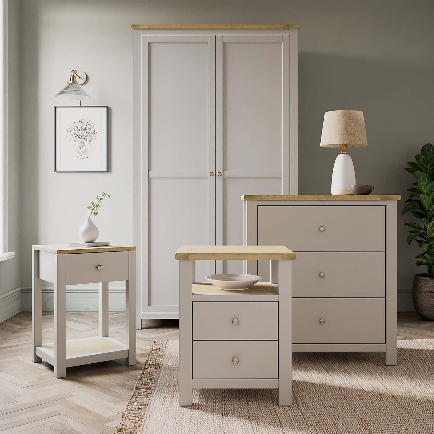 Olney Double Wardrobe