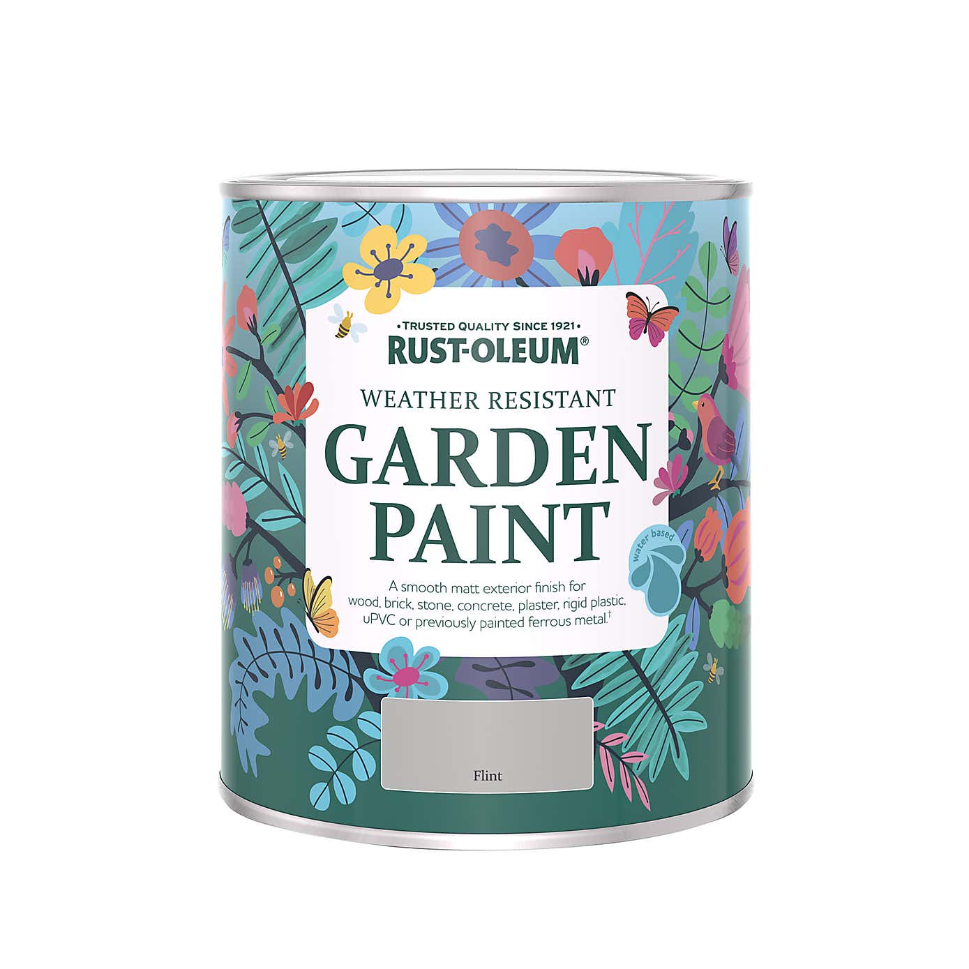Rust-Oleum Flint Matt Emulsion Outdoor Paint