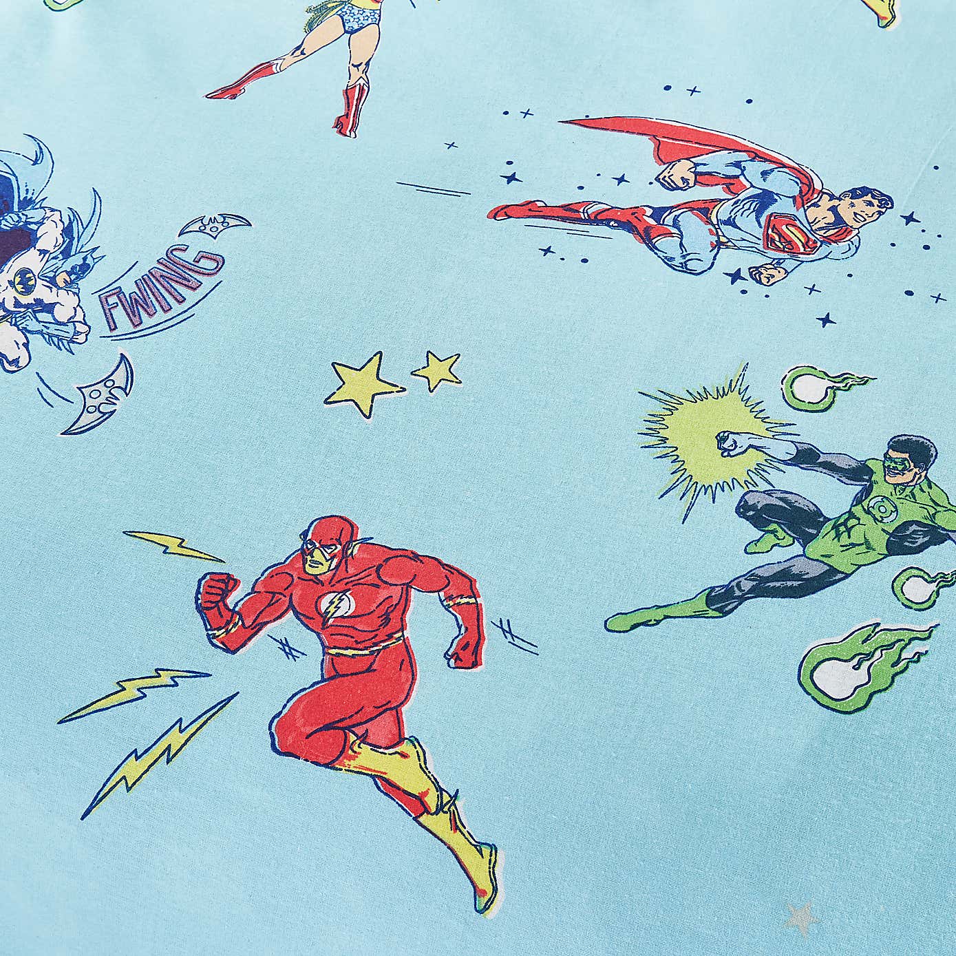 Justice League Brushed Cotton Single Duvet Cover and Pillowcase Set