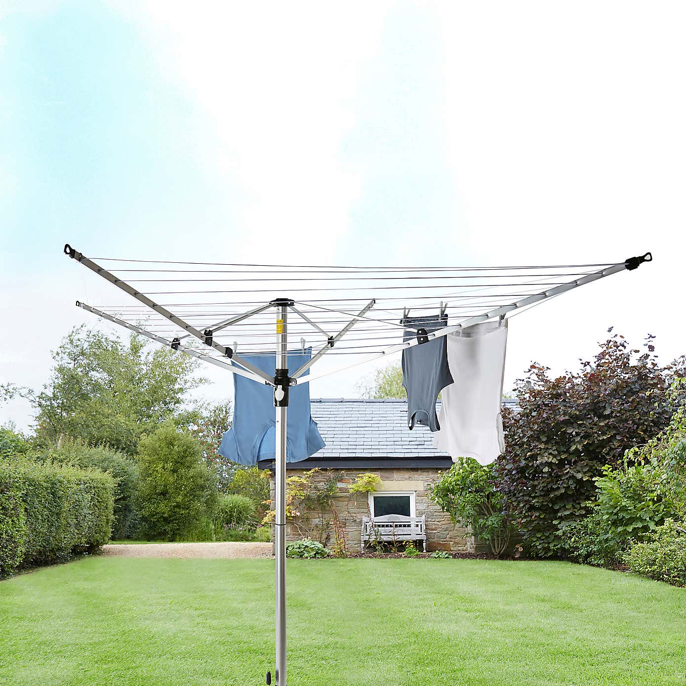 Rotary Outdoor Airer 4 Arm 50m